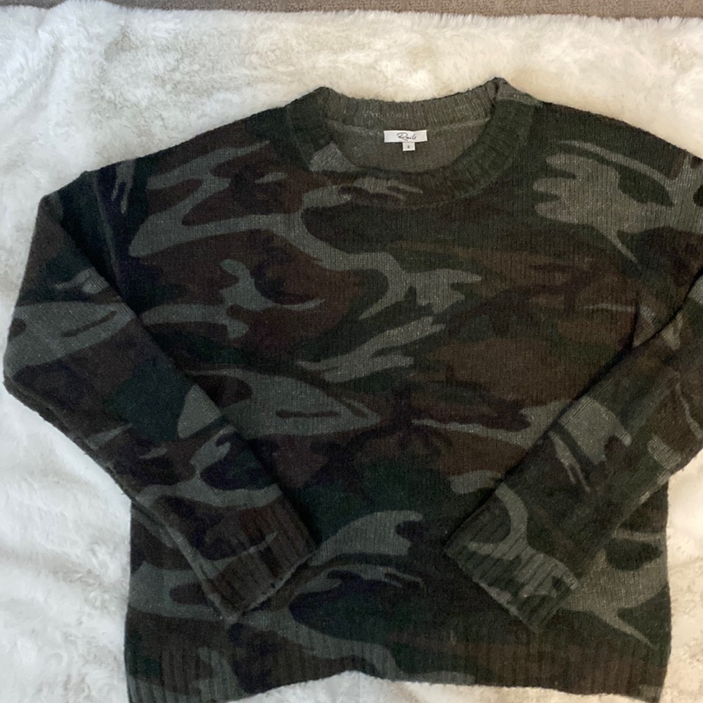 Rails “Perci” Jungle Camo sweater Size S